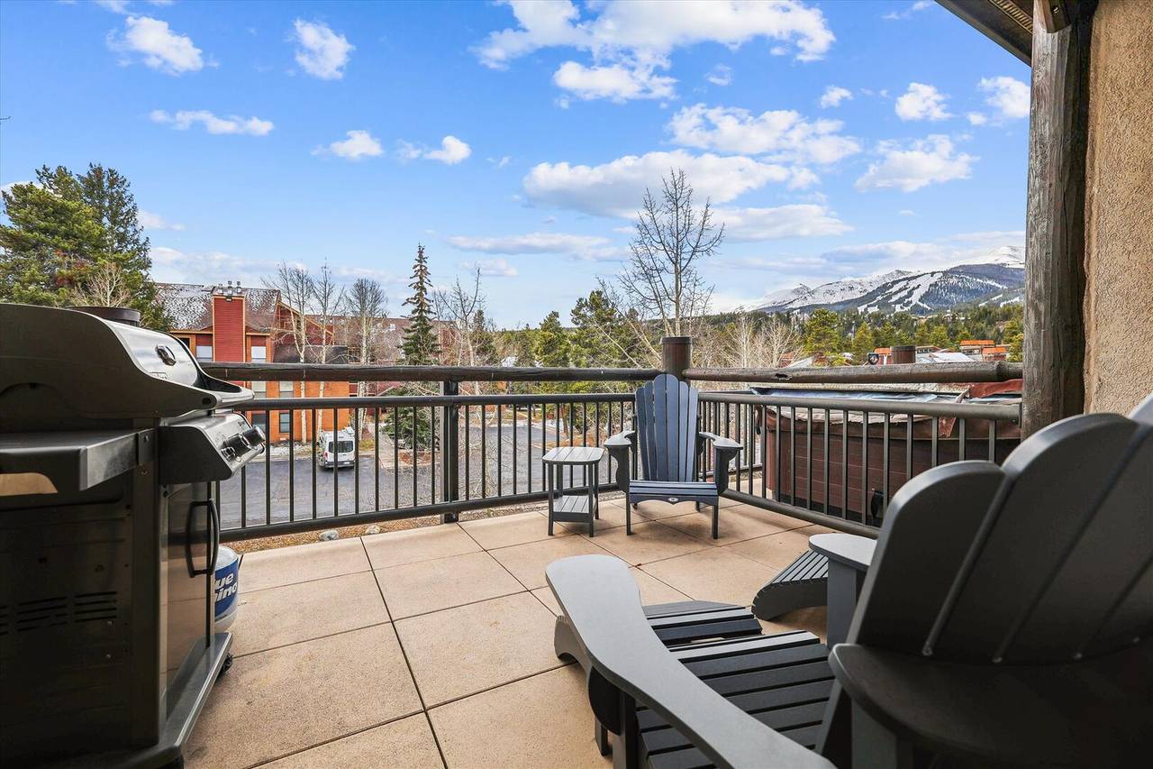 Balcony - Corral 309W - Breckenridge Vacation Rental Balcony - Corral 309W - Breckenridge Vacation Rental