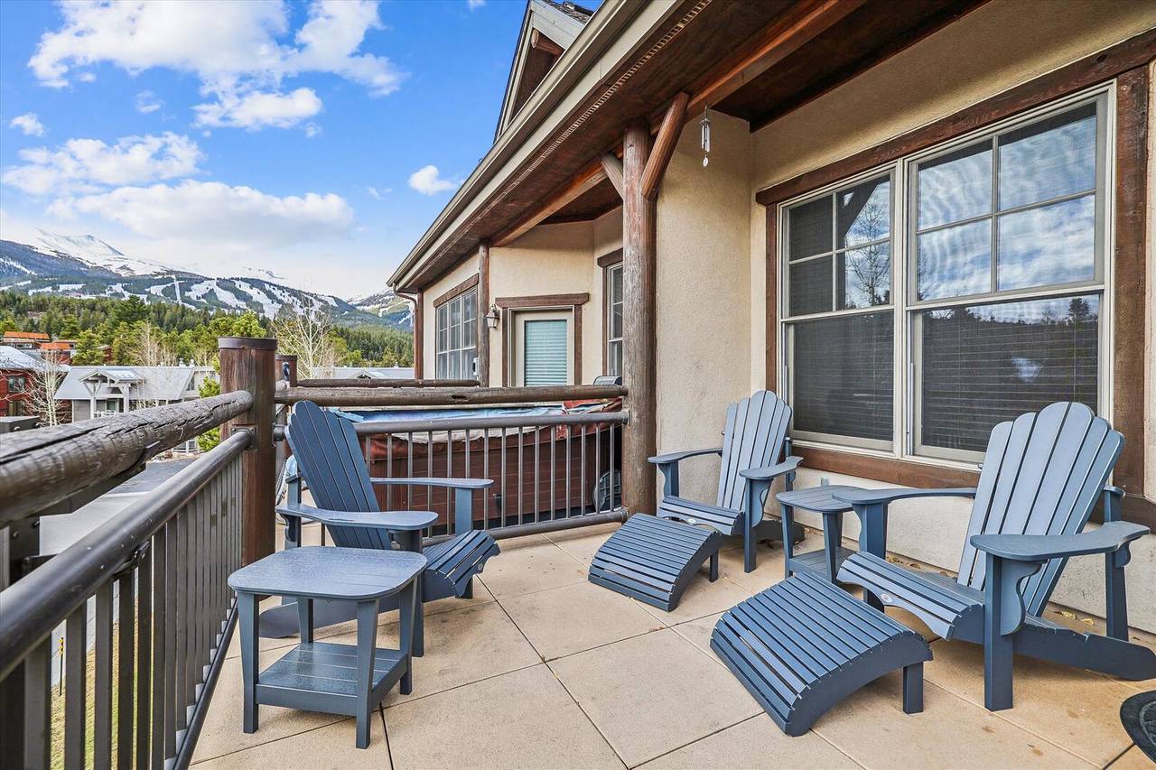 Balcony - Corral 309W - Breckenridge Vacation Rental Balcony - Corral 309W - Breckenridge Vacation Rental