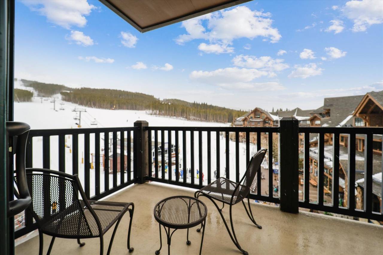 Balcony - Crystal Peak Lodge 7407 - Breckenridge Vacation Rental Balcony - Crystal Peak Lodge 7407 - Breckenridge Vacation Rental
