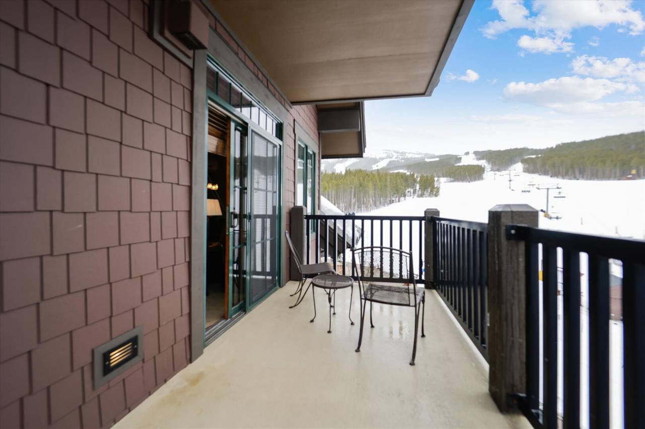Balcony - Crystal Peak Lodge 7407 - Breckenridge Vacation Rental Balcony - Crystal Peak Lodge 7407 - Breckenridge Vacation Rental