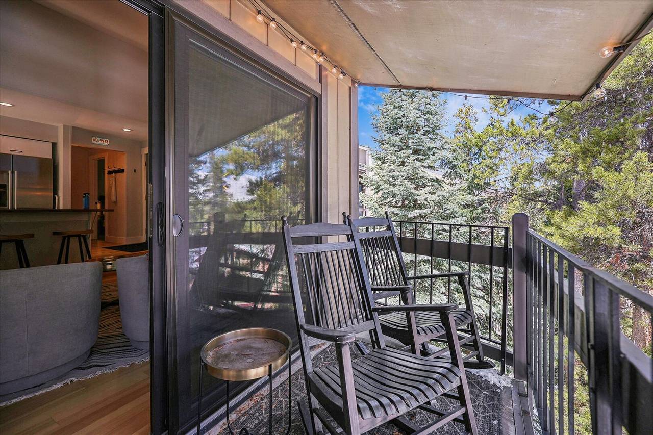 Balcony - Gold Camp 54 - Breckenridge Vacation Rental Balcony - Gold Camp 54 - Breckenridge Vacation Rental