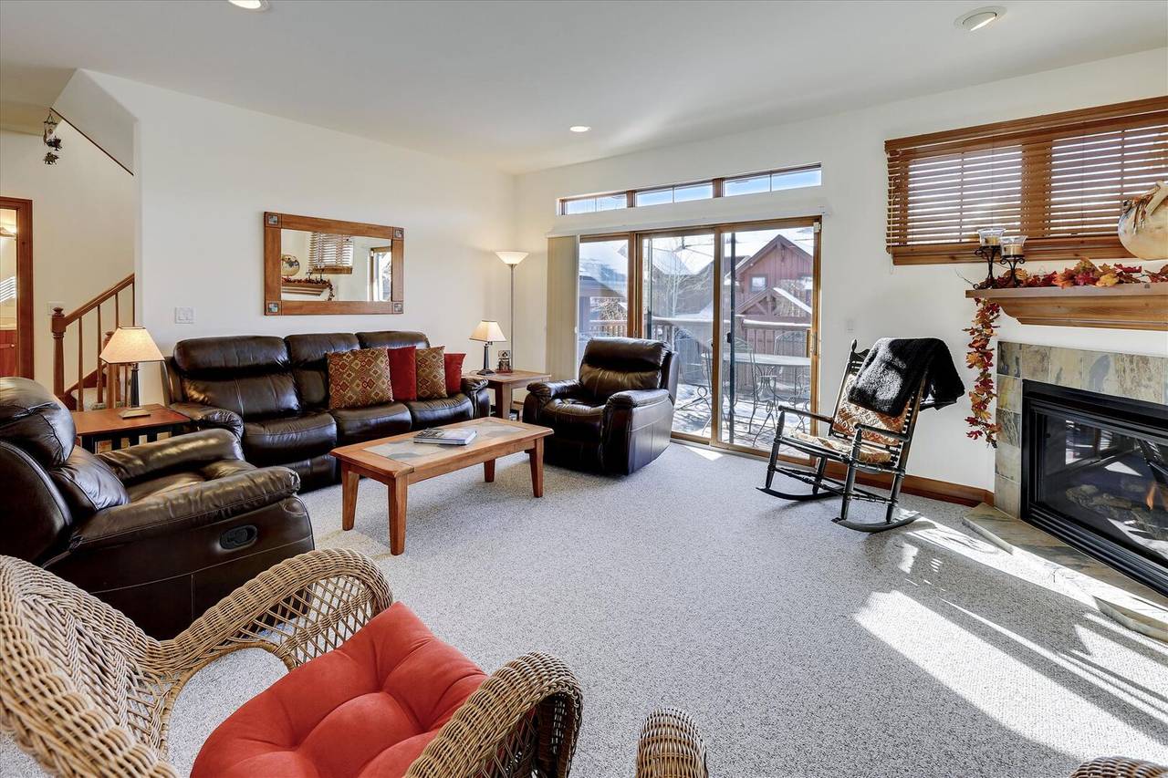 Living Room - Highland Greens 66 - Breckenridge Vacation Rental - Living Room - Highland Greens 66 - Breckenridge Vacation Rental -