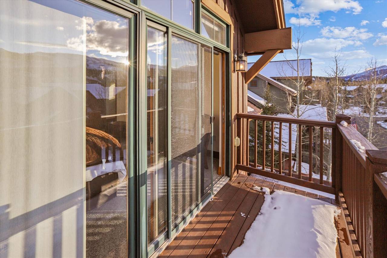 Balcony - Highland Greens 66 - Breckenridge Vacation Rental Balcony - Highland Greens 66 - Breckenridge Vacation Rental