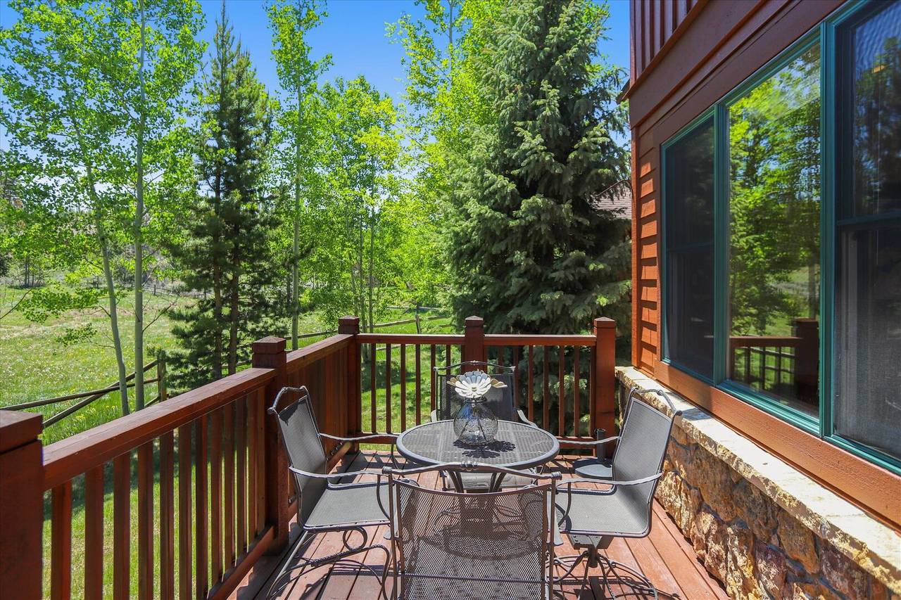 Deck - Highland Greens Comfort - Breckenridge Vacation Rental Deck - Highland Greens Comfort - Breckenridge Vacation Rental