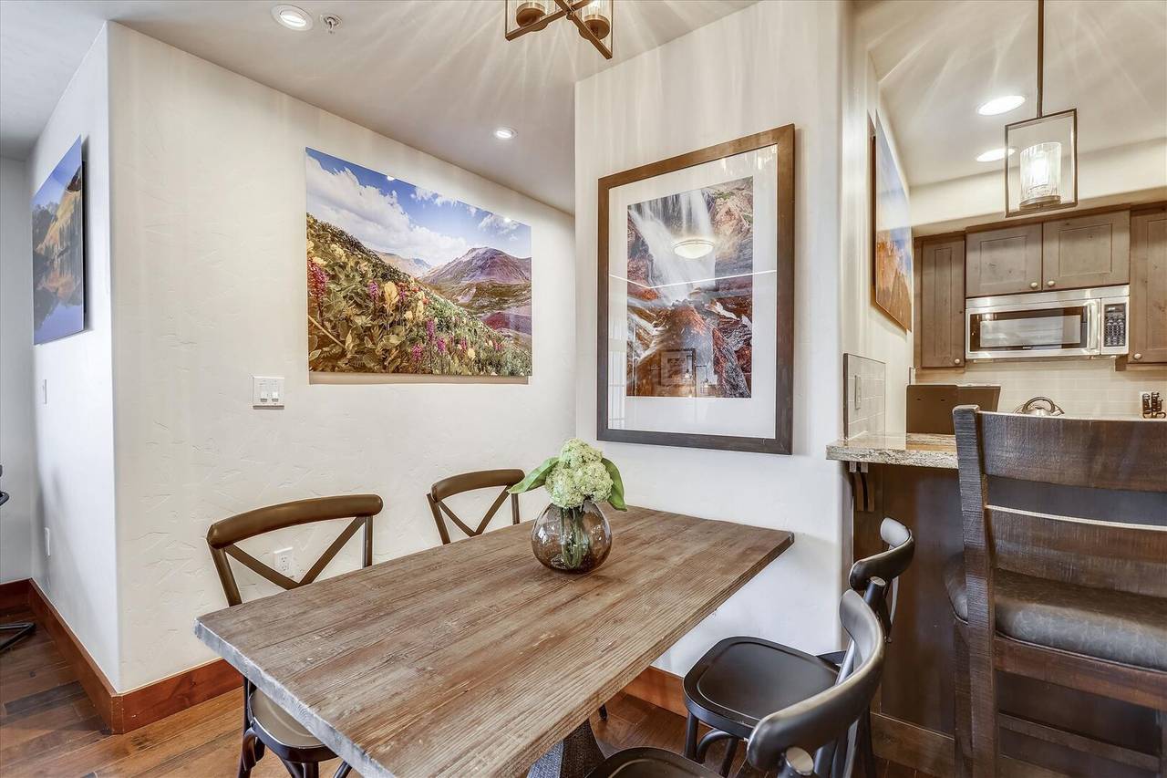Dining Area - One Ski Hill Place 8312 - Breckenridge Vacation Rental Dining Area - One Ski Hill Place 8312 - Breckenridge Vacation Rental
