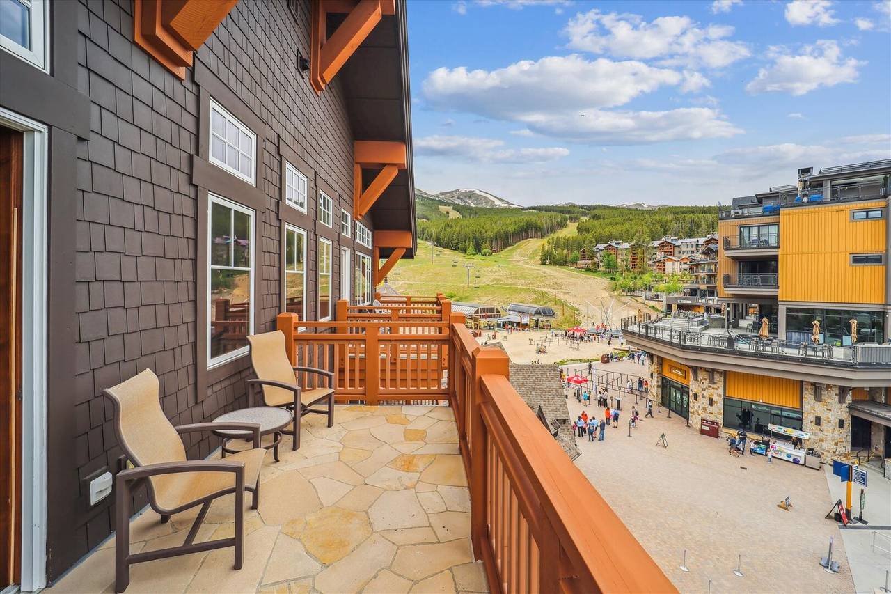 Balcony - One Ski Hill Place 8424 - Breckenridge Vacation Rental Balcony - One Ski Hill Place 8424 - Breckenridge Vacation Rental