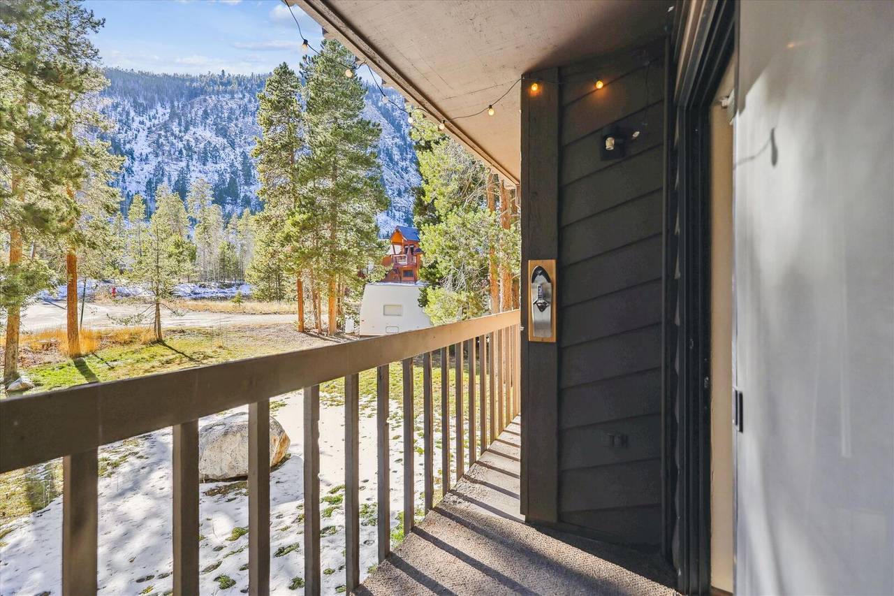 Balcony - Peak One 107 - Frisco Vacation Rental Balcony - Peak One 107 - Frisco Vacation Rental