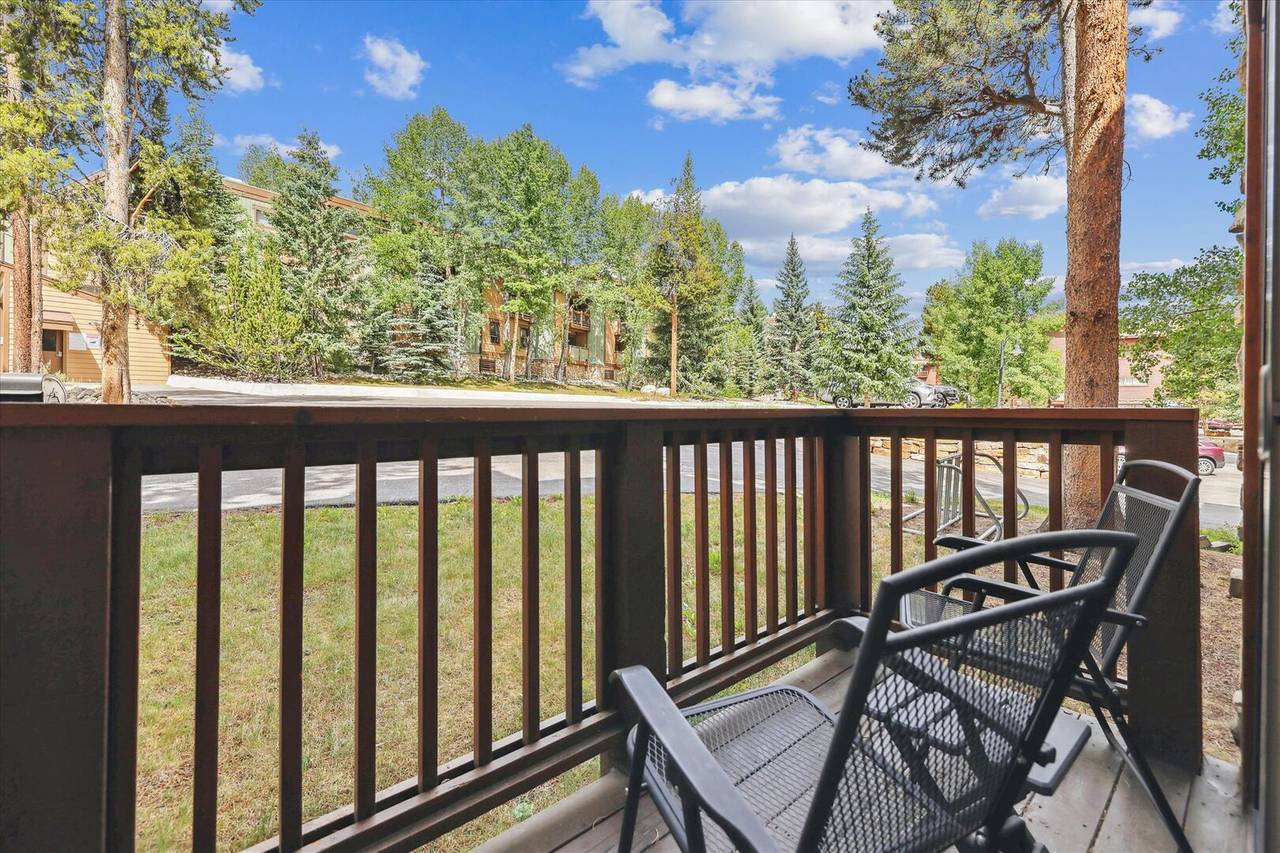 Balcony - Pine Ridge 15A - Breckenridge Vacation Rental Balcony - Pine Ridge 15A - Breckenridge Vacation Rental