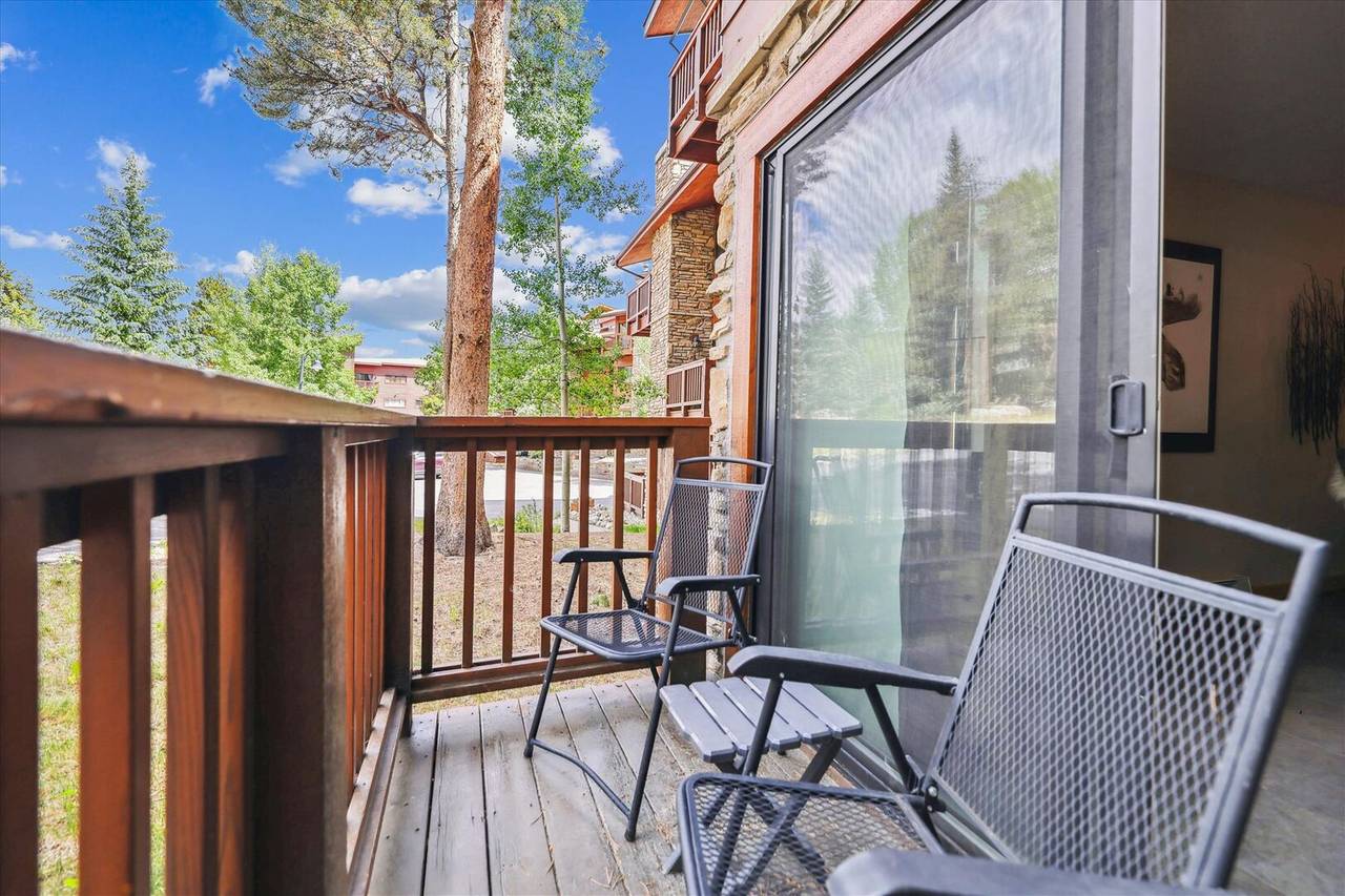 Balcony - Pine Ridge 15A - Breckenridge Vacation Rental Balcony - Pine Ridge 15A - Breckenridge Vacation Rental