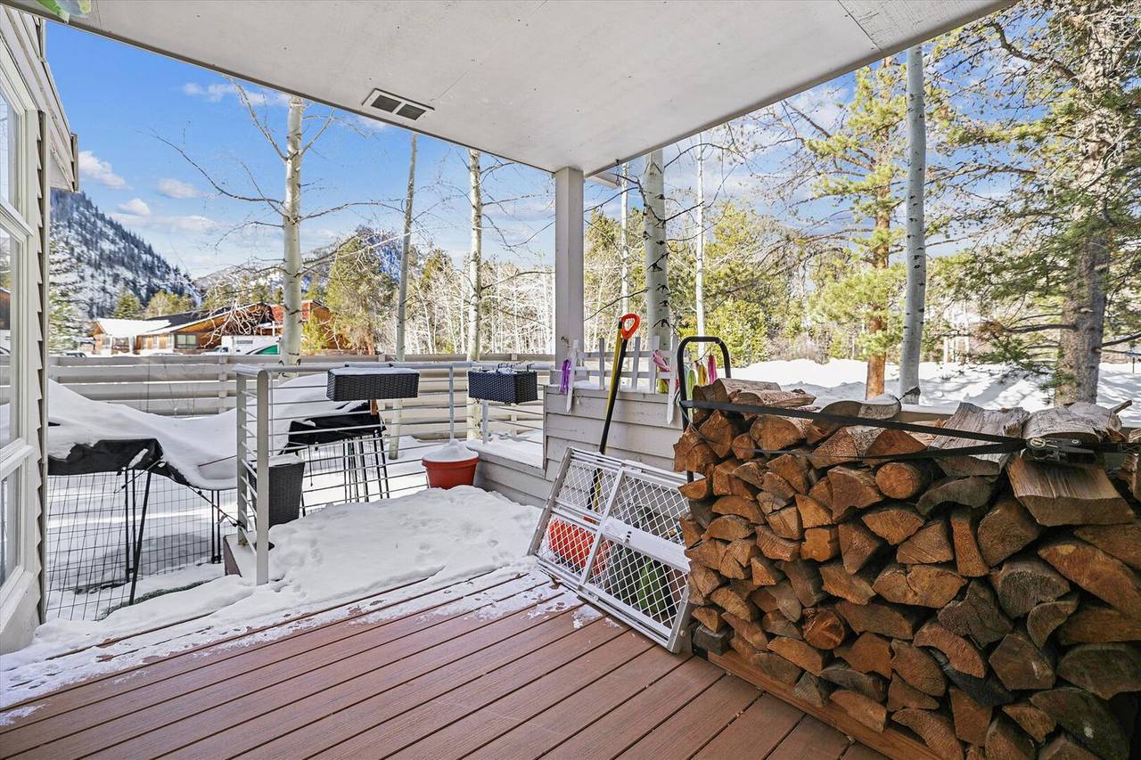 Deck - River Glen 107C - Frisco Vacation Rental Deck - River Glen 107C - Frisco Vacation Rental