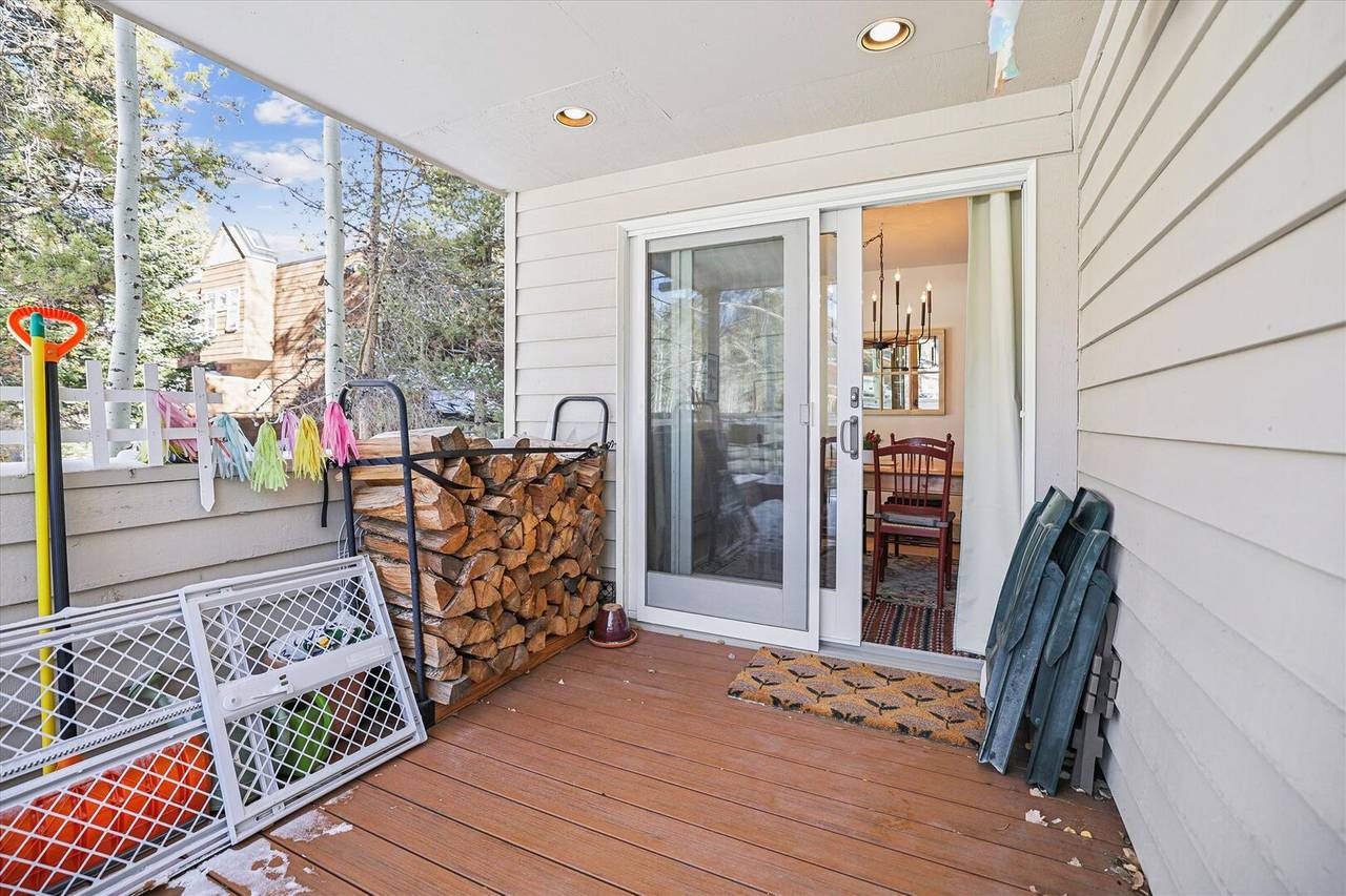 Deck - River Glen 107C - Frisco Vacation Rental Deck - River Glen 107C - Frisco Vacation Rental