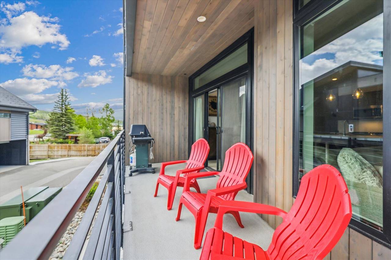 Balcony - River West 522 - Silverthorne Vacation Rental Balcony - River West 522 - Silverthorne Vacation Rental