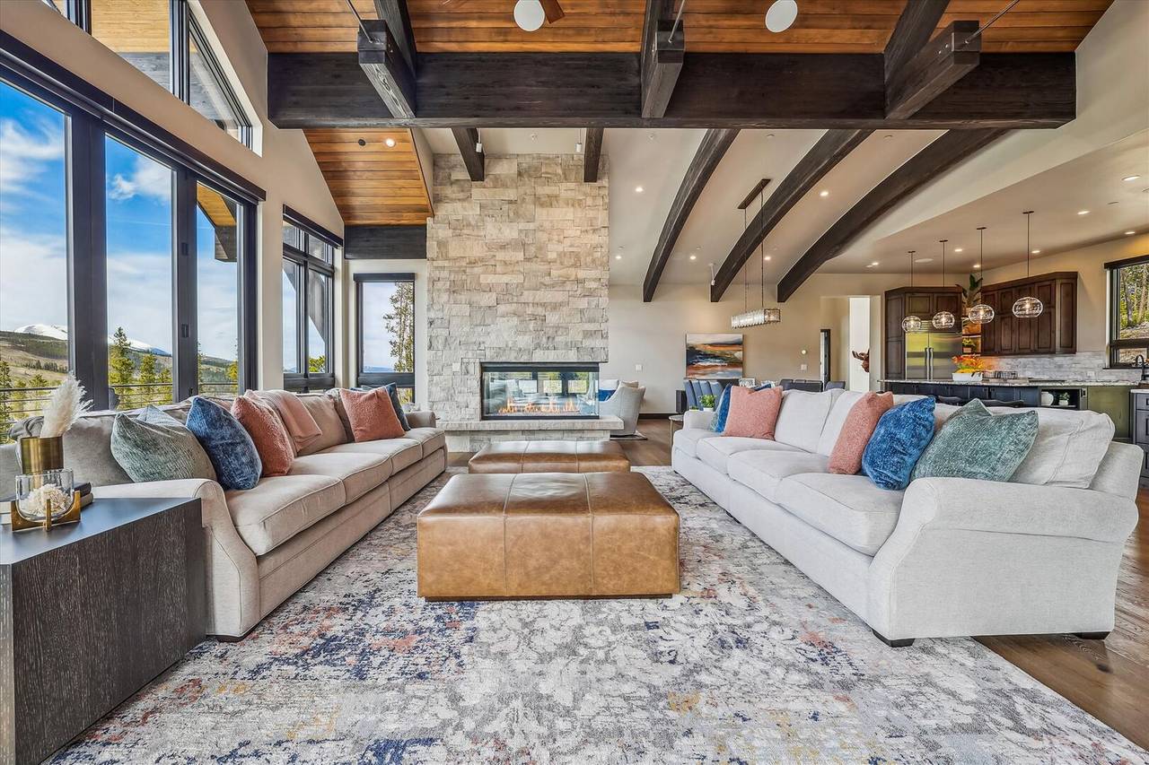 Living Room, The Crowne Summit, Breckenridge Vacation Rental Living Room, The Crowne Summit, Breckenridge Vacation Rental