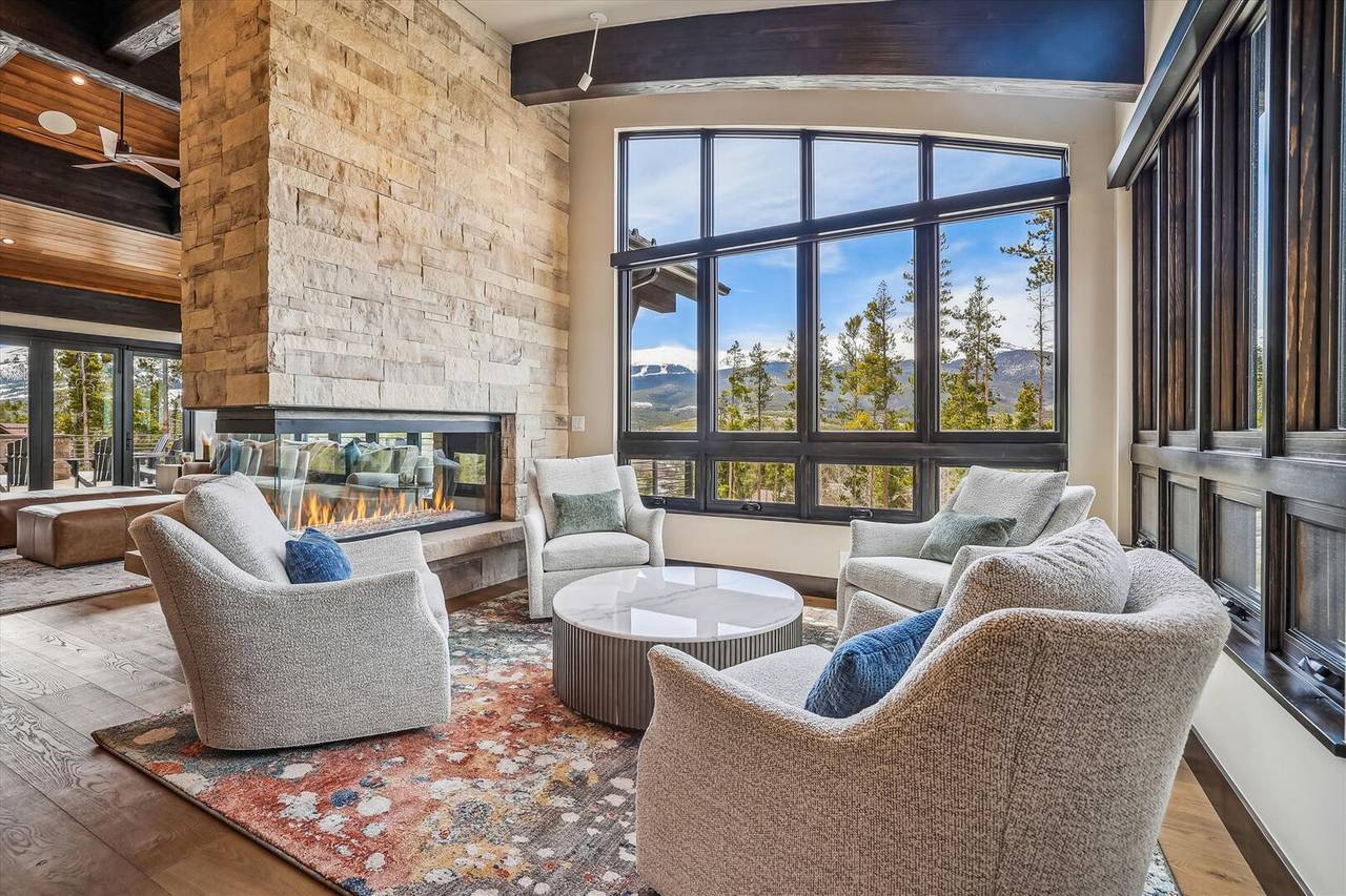 Living Room, The Crowne Summit, Breckenridge Vacation Rental Living Room, The Crowne Summit, Breckenridge Vacation Rental