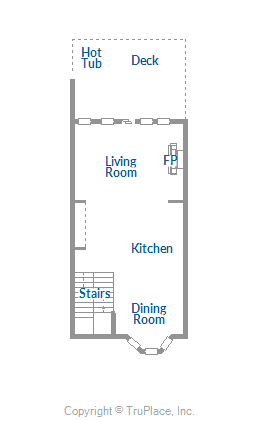 Floorplan, Village Point 109, Breckenridge Vacation Rental Floorplan, Village Point 109, Breckenridge Vacation Rental