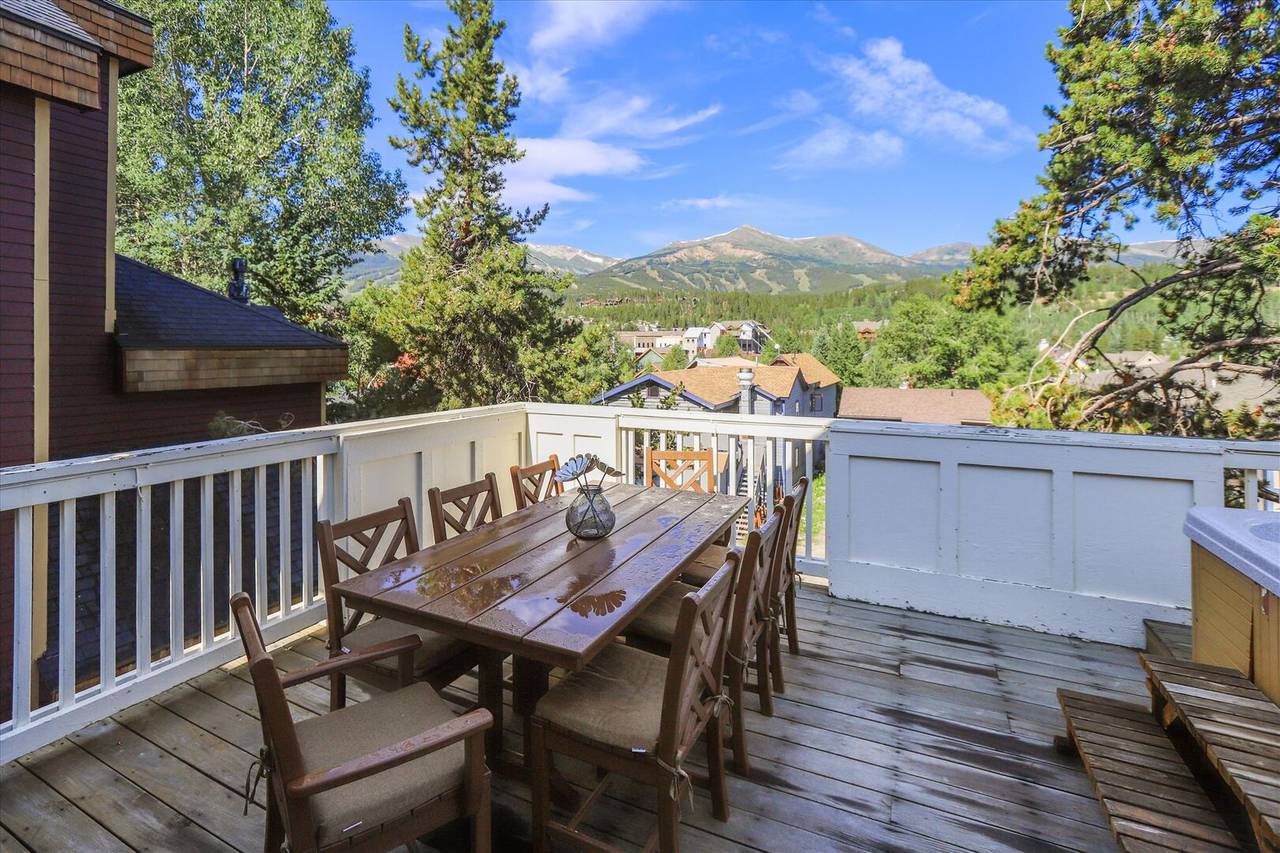 Deck - Ridge Street Lookout - Breckenridge Vacation Rental Deck - Ridge Street Lookout - Breckenridge Vacation Rental