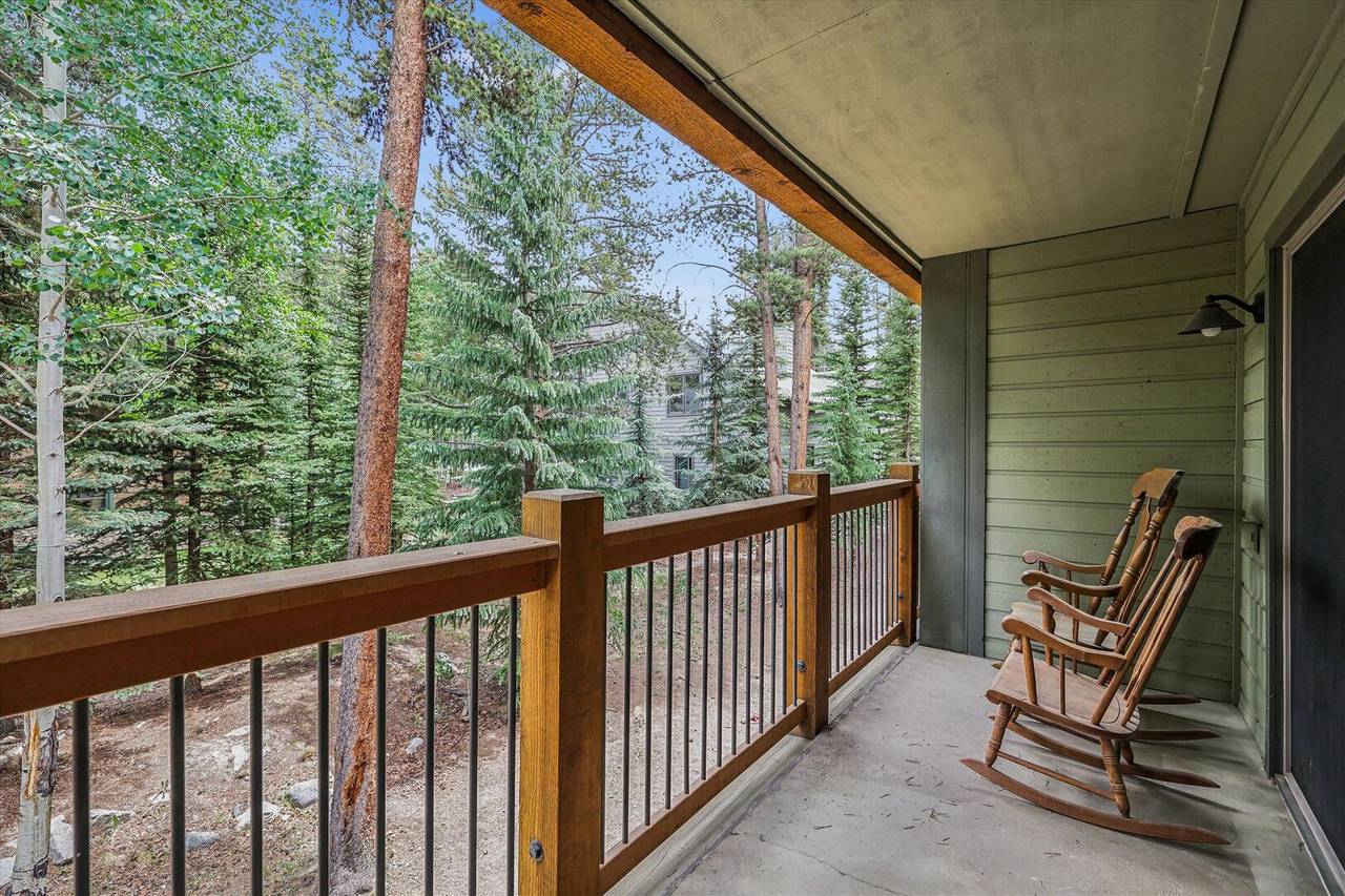 Balcony - Powder Ridge 108 - Breckenridge Vacation Rental Balcony - Powder Ridge 108 - Breckenridge Vacation Rental