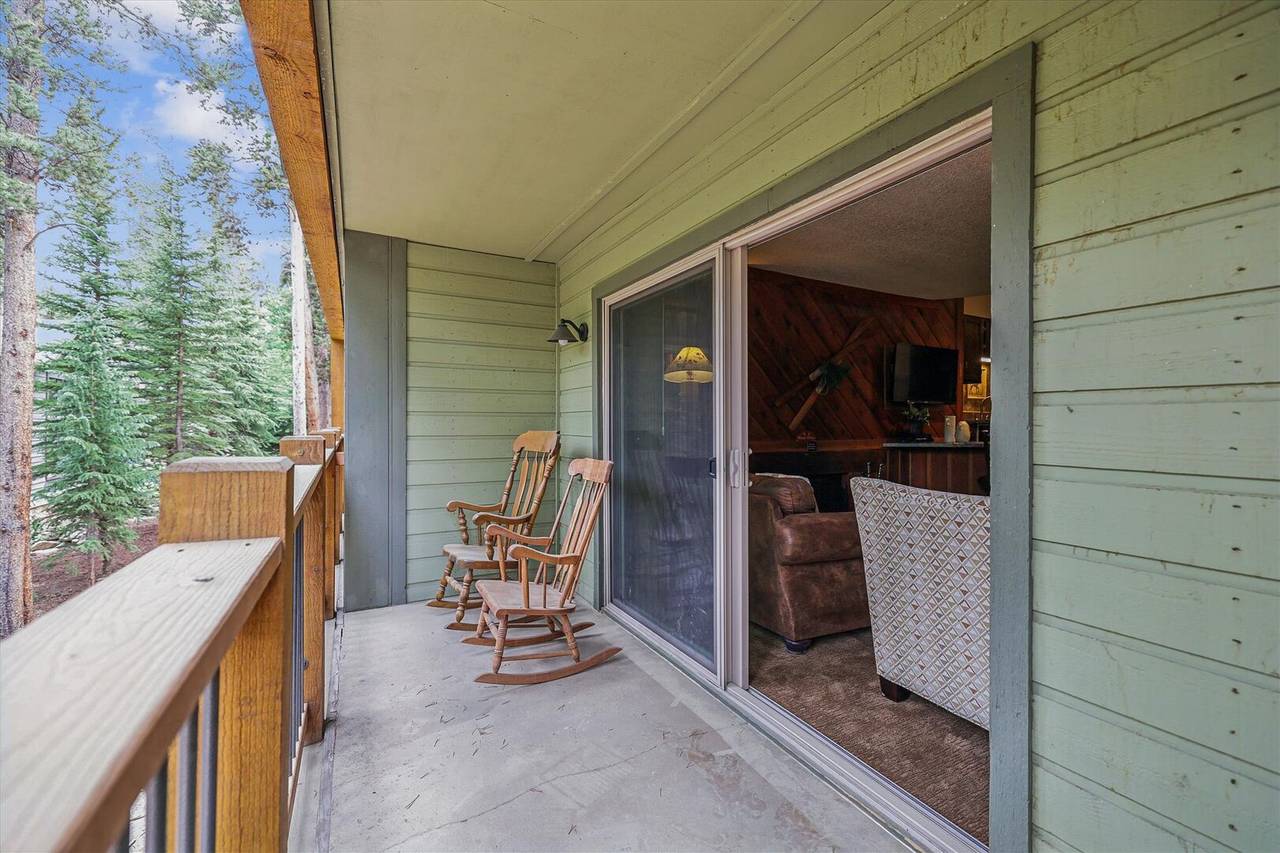 Balcony - Powder Ridge 108 - Breckenridge Vacation Rental Balcony - Powder Ridge 108 - Breckenridge Vacation Rental