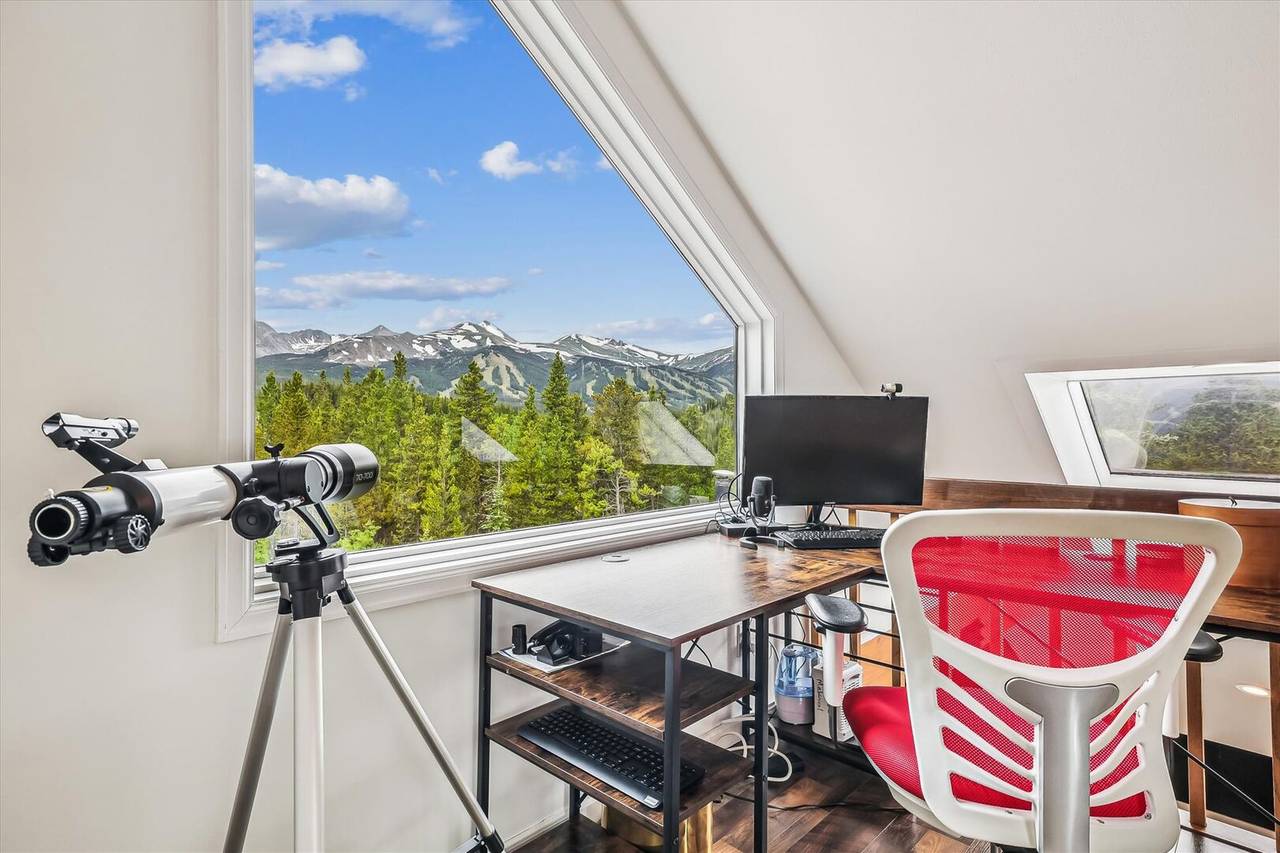 Loft/Office Area, Stormbunker Paradise, Breckenridge Vacation Rental Loft/Office Area, Stormbunker Paradise, Breckenridge Vacation Rental