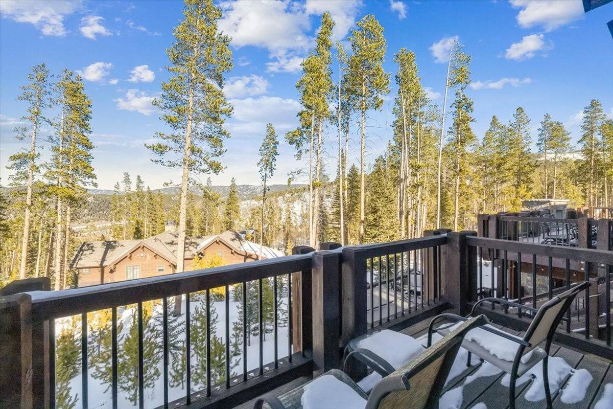 Balcony - Highlands Hideaway - Breckenridge Vacation Rental Balcony - Highlands Hideaway - Breckenridge Vacation Rental