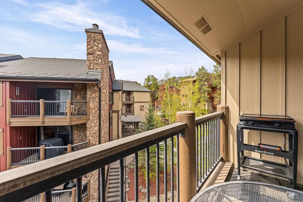 Balcony - Park Place 304C - Breckenridge Vacation Rental Balcony - Park Place 304C - Breckenridge Vacation Rental