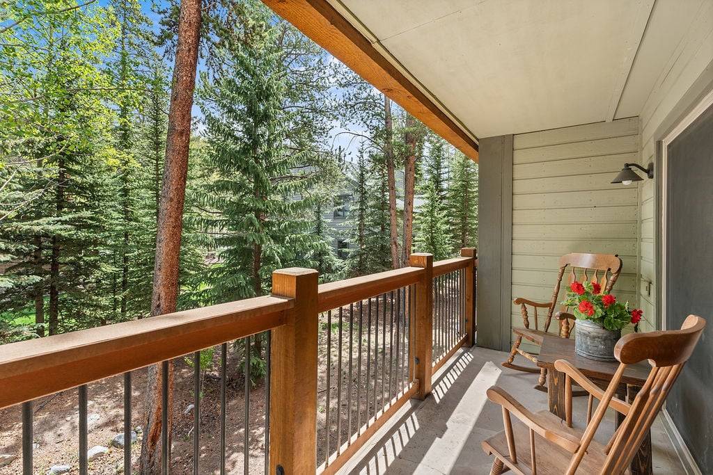 Balcony - Powder Ridge 108 - Breckenridge Vacation Rental Balcony - Powder Ridge 108 - Breckenridge Vacation Rental