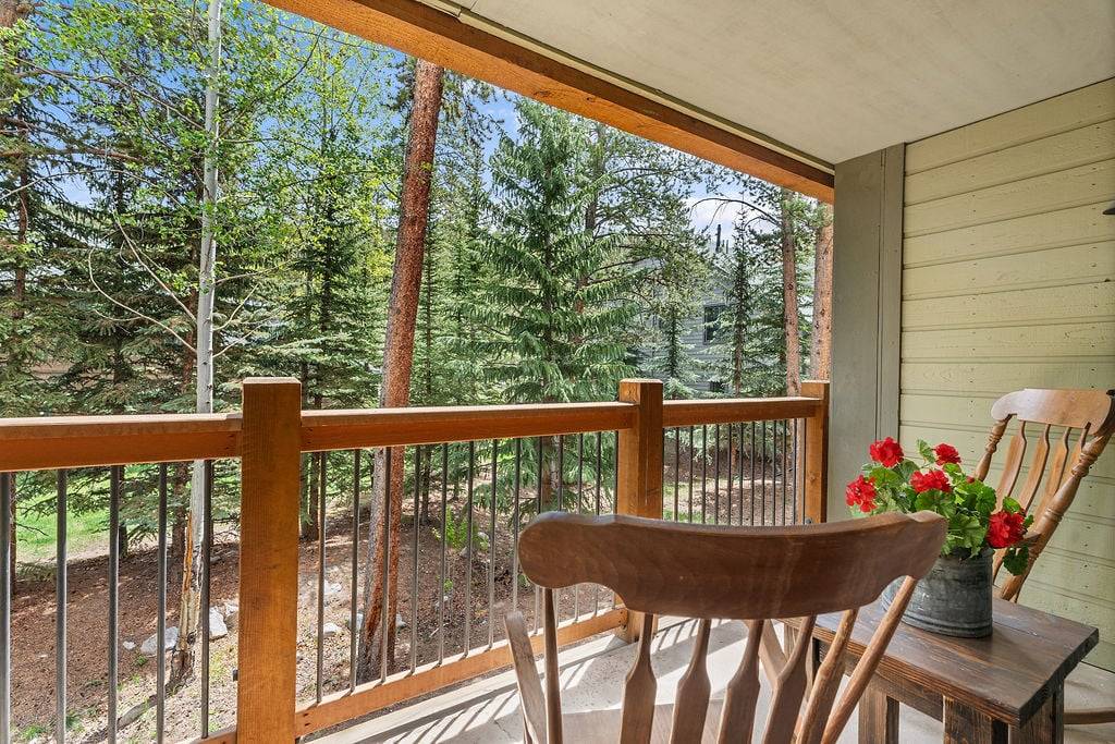 Balcony - Powder Ridge 108 - Breckenridge Vacation Rental Balcony - Powder Ridge 108 - Breckenridge Vacation Rental
