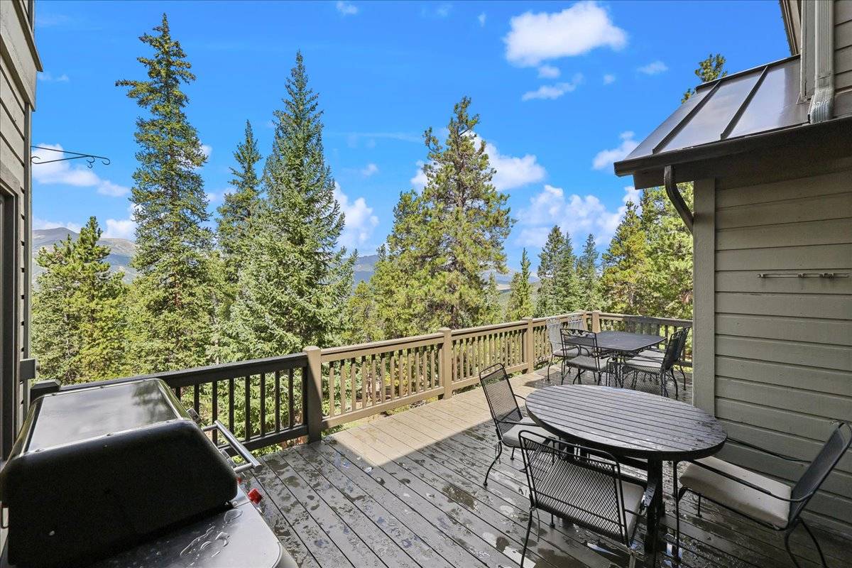 Deck - Mountain View Lodge - Breckenridge Vacation Rental Deck - Mountain View Lodge - Breckenridge Vacation Rental
