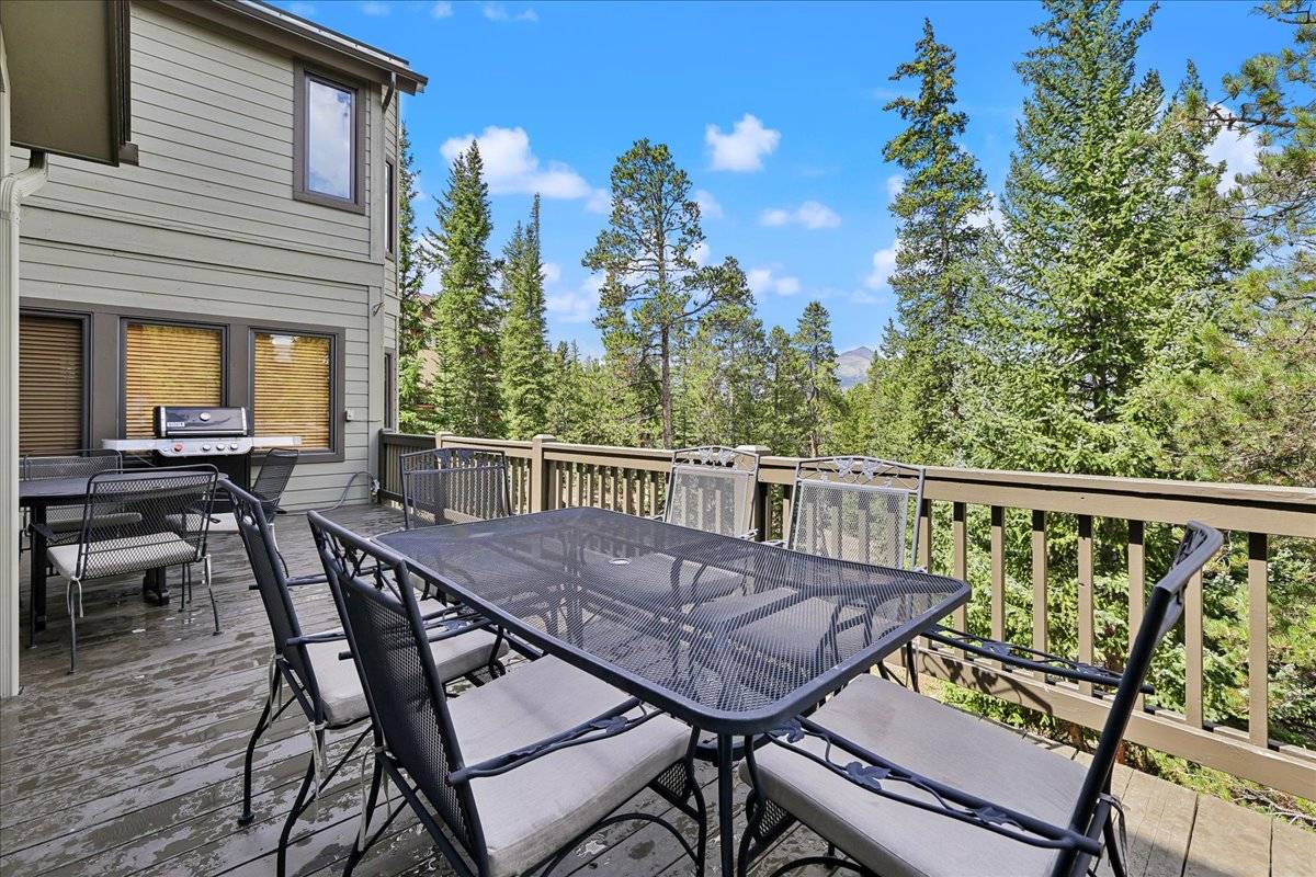 Deck - Mountain View Lodge - Breckenridge Vacation Rental Deck - Mountain View Lodge - Breckenridge Vacation Rental