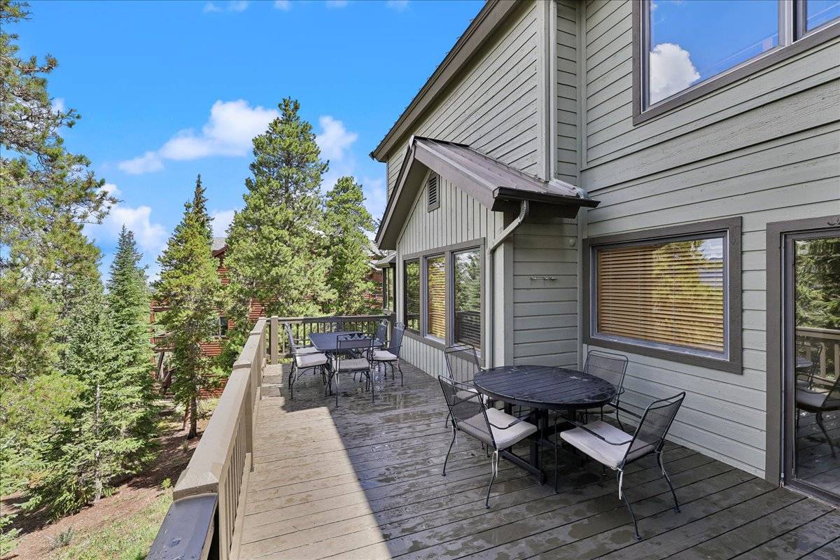 Deck - Mountain View Lodge - Breckenridge Vacation Rental Deck - Mountain View Lodge - Breckenridge Vacation Rental