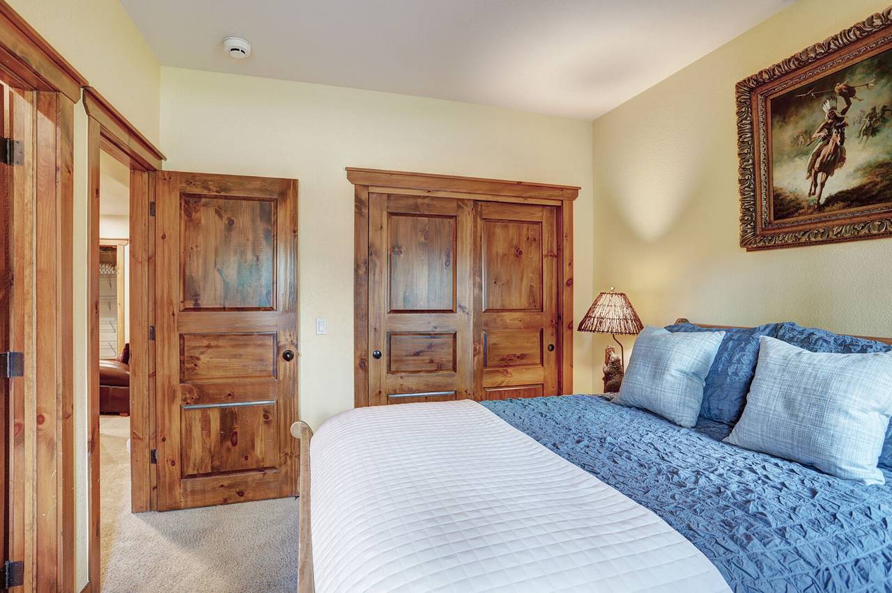 Cozy up in this quaint queen bedroom - Amber Sky Breckenridge Vacation Rental Cozy up in this quaint queen bedroom - Amber Sky Breckenridge Vacation Rental