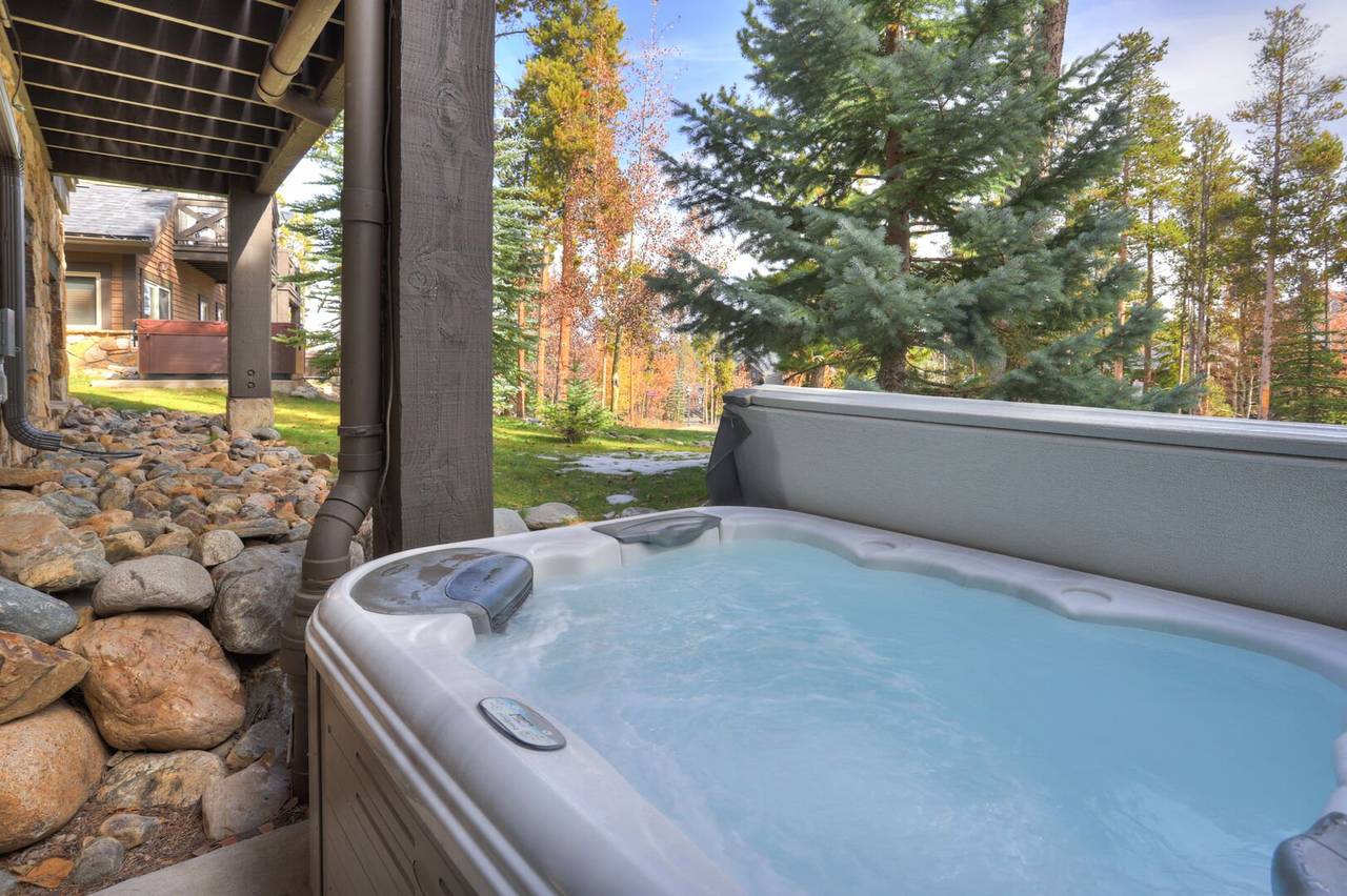 Additional view of the hot tub - Amber Sky Breckenridge Vacation Rental Additional view of the hot tub - Amber Sky Breckenridge Vacation Rental