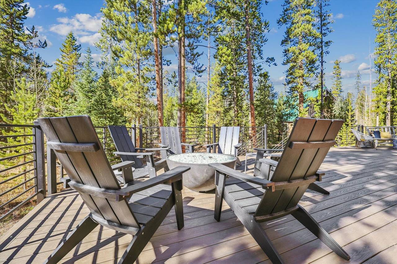 Deck, American Way Chalet, Breckenridge Vacation Rental Deck, American Way Chalet, Breckenridge Vacation Rental