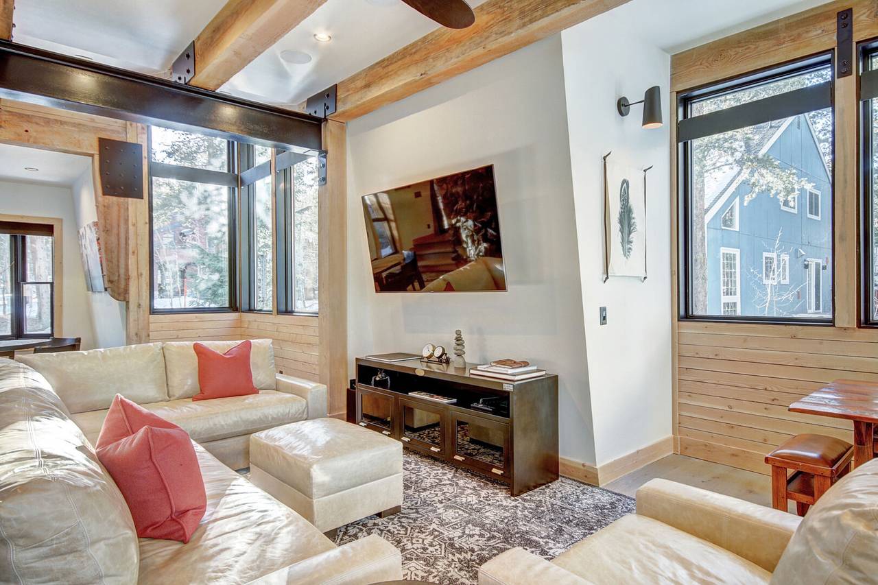 Additional view of living area and open kitchen on main level - Arrow Darrow Breckenridge Vacation Rental Additional view of living area and open kitchen on main level - Arrow Darrow Breckenridge Vacation Rental