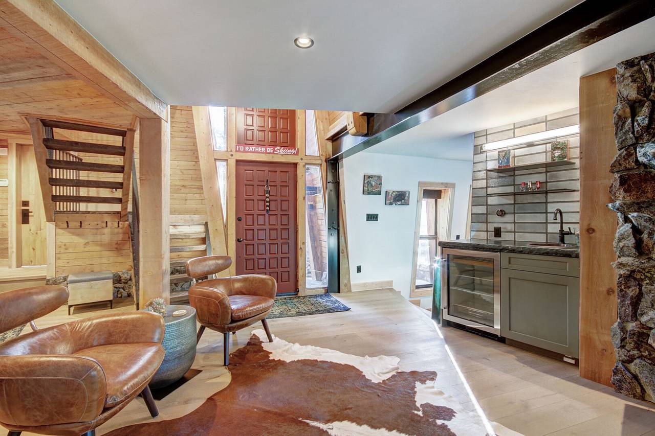 View from half bath on the main level - Arrow Darrow Breckenridge Vacation Rental View from half bath on the main level - Arrow Darrow Breckenridge Vacation Rental