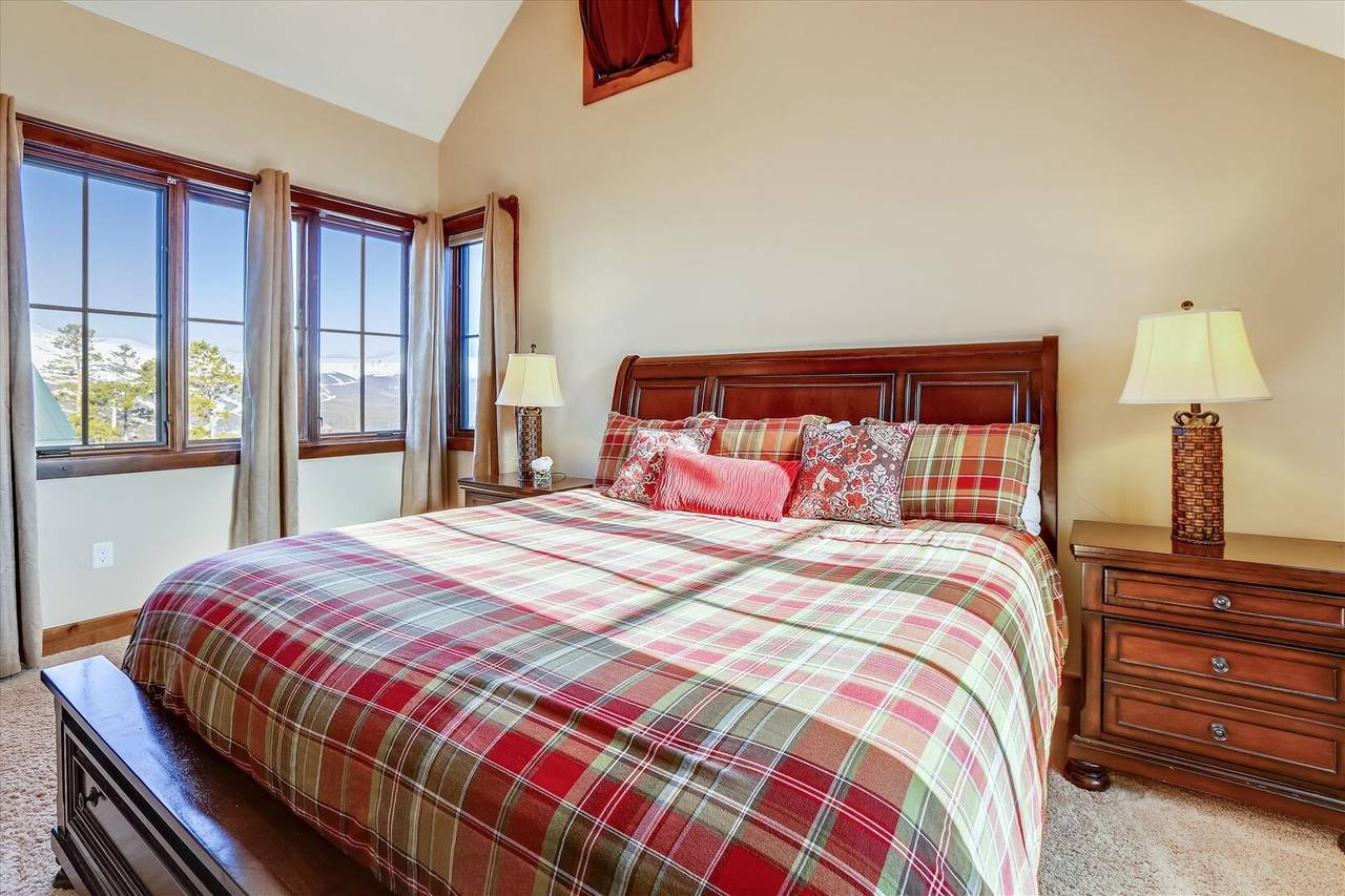 Additional view of upper level master with King-size bed - Baldy Mountain Overlook Breckenridge Vacation Rental Additional view of upper level master with King-size bed - Baldy Mountain Overlook Breckenridge Vacation Rental