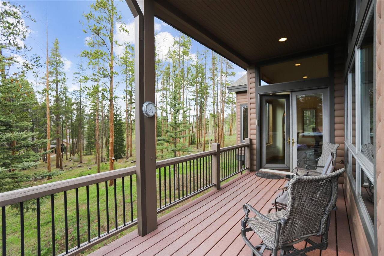 Deck - Evergreen Lodge - Breckenridge Vacation Rental Deck - Evergreen Lodge - Breckenridge Vacation Rental