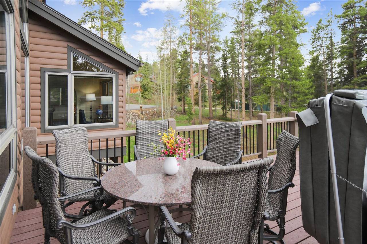 Deck - Evergreen Lodge - Breckenridge Vacation Rental Deck - Evergreen Lodge - Breckenridge Vacation Rental