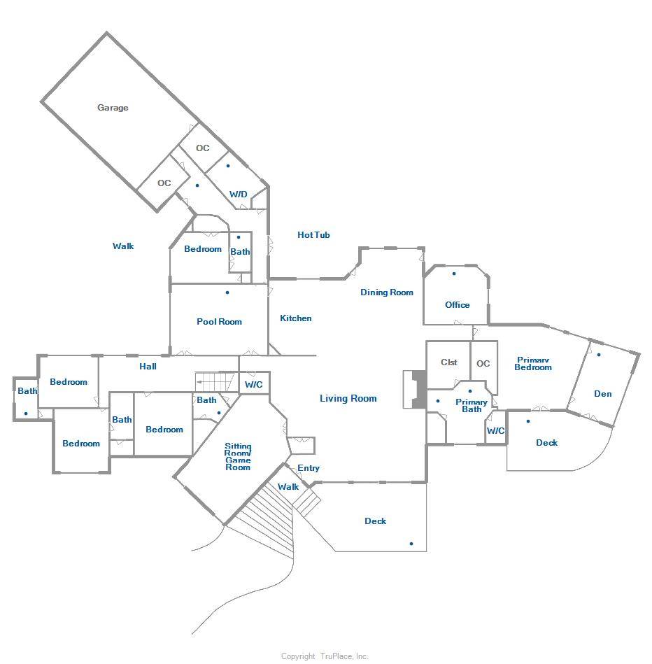 Floor Plan - Gold King Retreat - Breckenridge Vacation Rental Floor Plan - Gold King Retreat - Breckenridge Vacation Rental