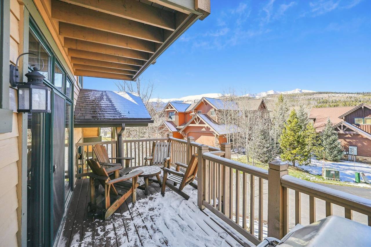 Balcony - Highland Greens 56 - Breckenridge Vacation Rental Balcony - Highland Greens 56 - Breckenridge Vacation Rental