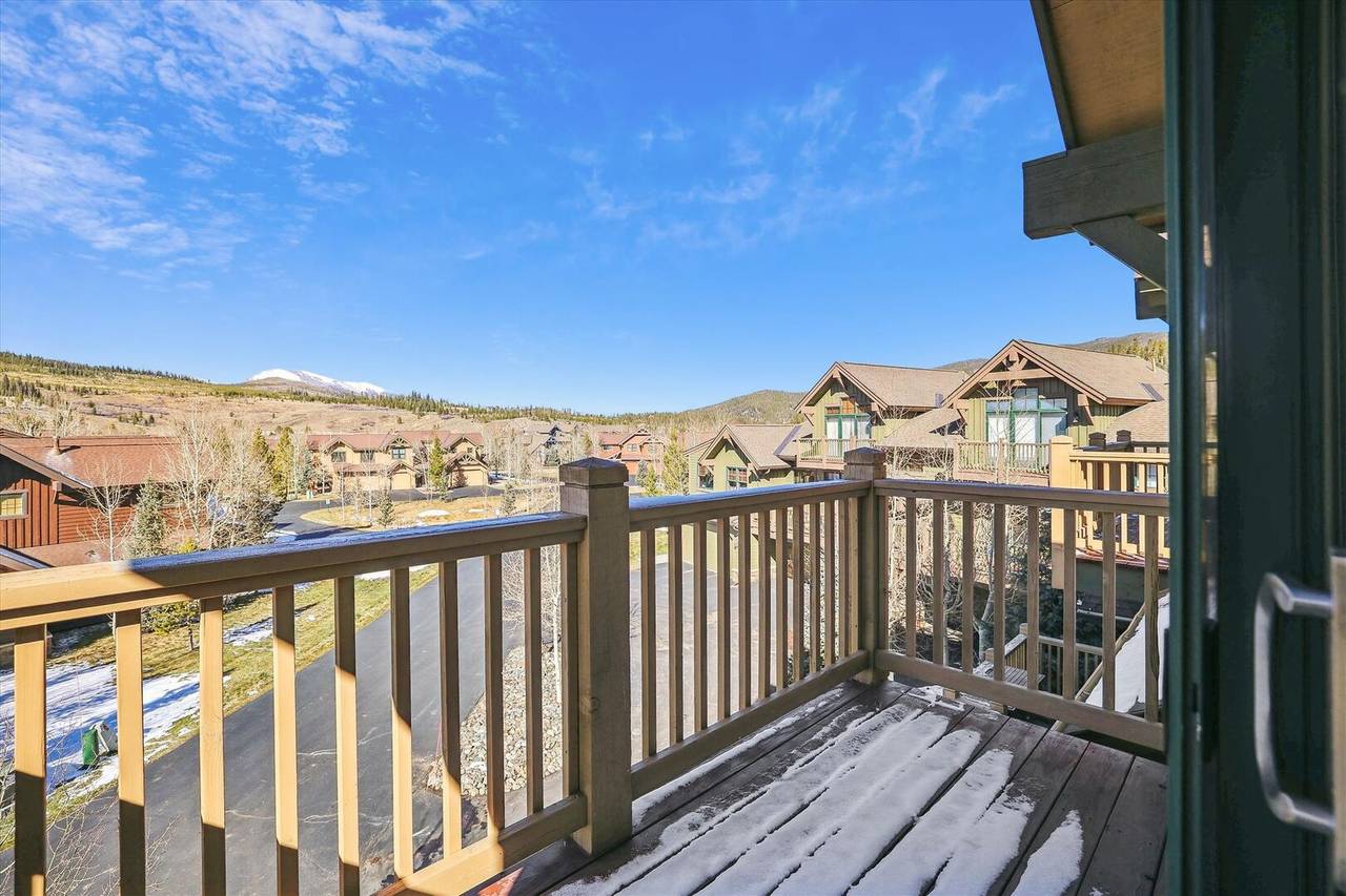 Balcony - Highland Greens 56 - Breckenridge Vacation Rental Balcony - Highland Greens 56 - Breckenridge Vacation Rental