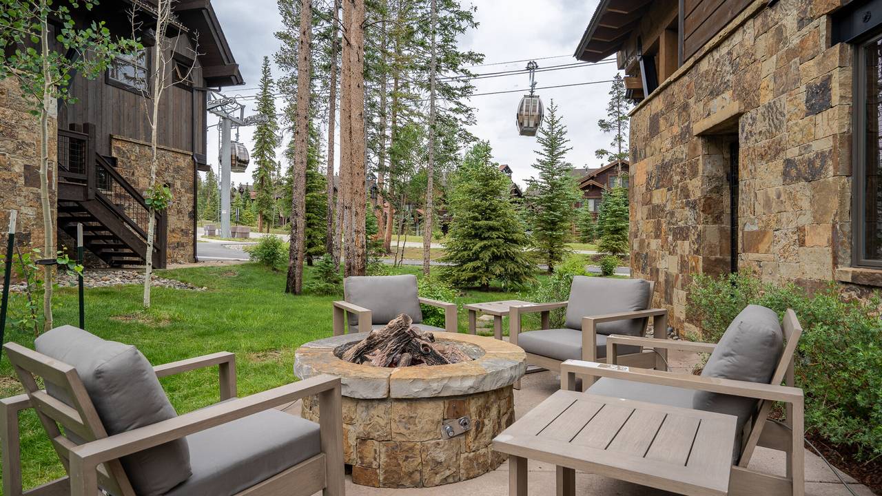 Patio - Highwoods at Shock Hill - Breckenridge Vacation Rental Patio - Highwoods at Shock Hill - Breckenridge Vacation Rental
