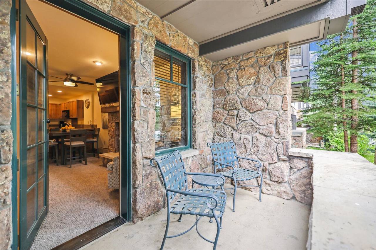 Patio - Mountain Thunder Lodge 5104 - Breckenridge Vacation Rental Patio - Mountain Thunder Lodge 5104 - Breckenridge Vacation Rental