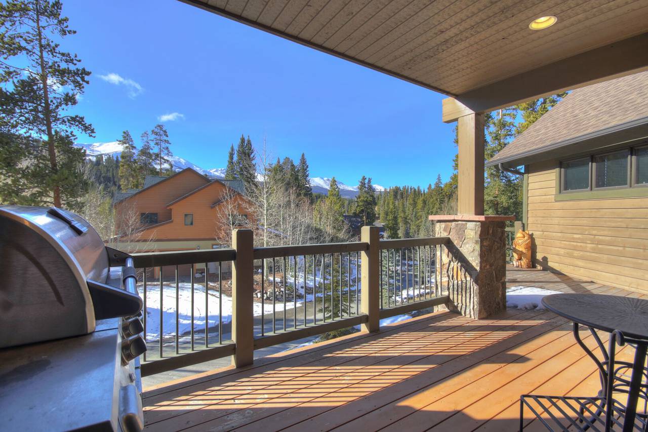Deck - Riverwood Retreat - Breckenridge Vacation Rental Deck - Riverwood Retreat - Breckenridge Vacation Rental