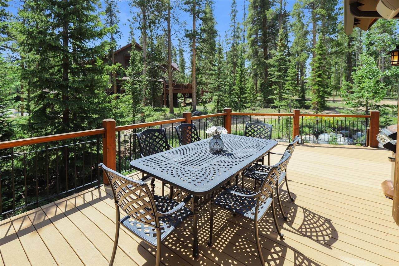 Deck - Shock Hill Retreat - Breckenridge Vacation Rental Deck - Shock Hill Retreat - Breckenridge Vacation Rental