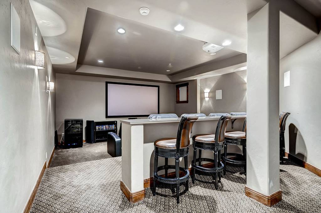 Theater Room, Slopeside Manor, Breckenridge Vacation Rental Theater Room, Slopeside Manor, Breckenridge Vacation Rental