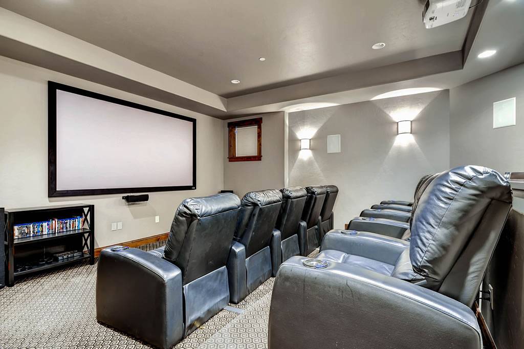 Theater Room, Slopeside Manor, Breckenridge Vacation Rental Theater Room, Slopeside Manor, Breckenridge Vacation Rental