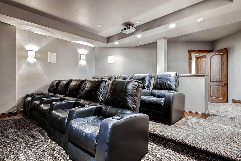 Theater Room, Slopeside Manor, Breckenridge Vacation Rental Theater Room, Slopeside Manor, Breckenridge Vacation Rental