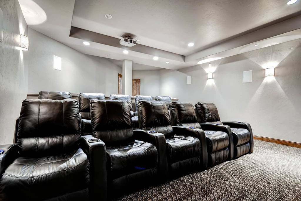 Theater Room, Slopeside Manor, Breckenridge Vacation Rental Theater Room, Slopeside Manor, Breckenridge Vacation Rental