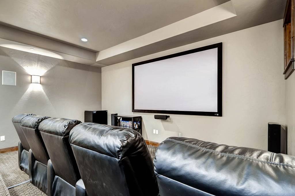 Theater Room, Slopeside Manor, Breckenridge Vacation Rental Theater Room, Slopeside Manor, Breckenridge Vacation Rental